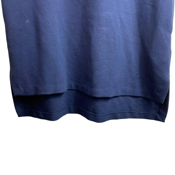 Zara Navy Blue Dress Round Neckline Zipper in the Back Size Small - Picture 9 of 16